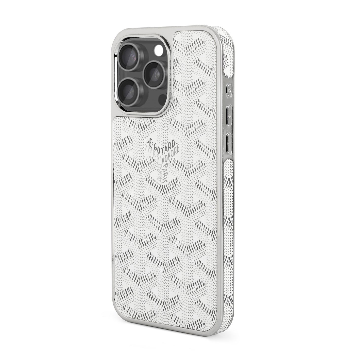 Goyard White Monogram Case