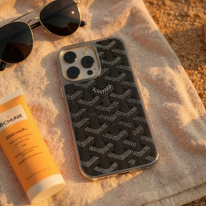 Goyard Black Monogram Case