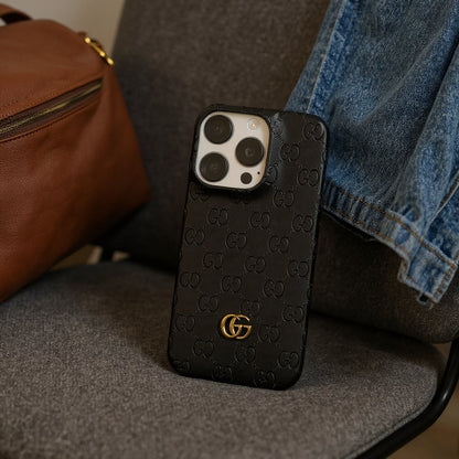 Gucci Black Leather Case