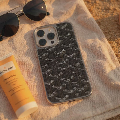 Goyard Black Monogram Case